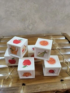 Juego de 6 bloques de juguetes en miniatura American Girl Dolls Bitty Baby - Imagen 1 de 3