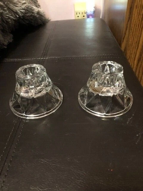 Made Exclusively for Home Interiors Crystal Tapered Candle Holders - Image 1 of 3