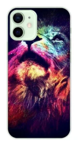 Coque en silicone imprimée compatible Apple iPhone 12 Mini Lion swag - Photo 1 sur 3