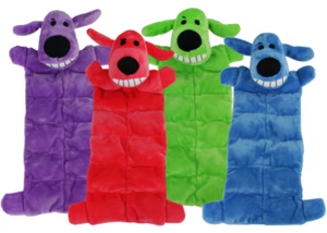 Multipet 12-Inch Squeaker Mat Loofa Assorted Dog Toy (Sold Individually) - Picture 1 of 1