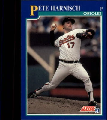 1991 Score #492 Pete Harnisch - NM - Image 1 of 2