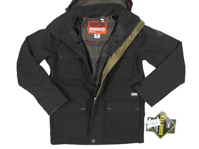 NEW! $370 Burton 2L Gore-Tex Highland Insulated Jacket!  Black Brown or Tan - Image 1 of 3