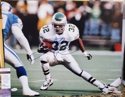 NICE AUTOGRAPHED Eagles Ricky Watters 16x20 Photo Football JSA COA Signed TB - Image 1 of 3