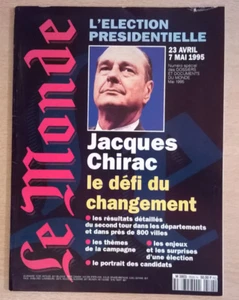 LE MONDE - L'élection présidentielle : 23 avril/7 mai 1995 - Etat Collector - Bild 1 von 24