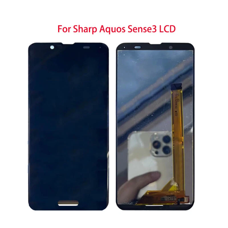 For Sharp Aquos Sense 3 LCD Display Touch Screen Digitizer Assembly Black - Image 1 of 1