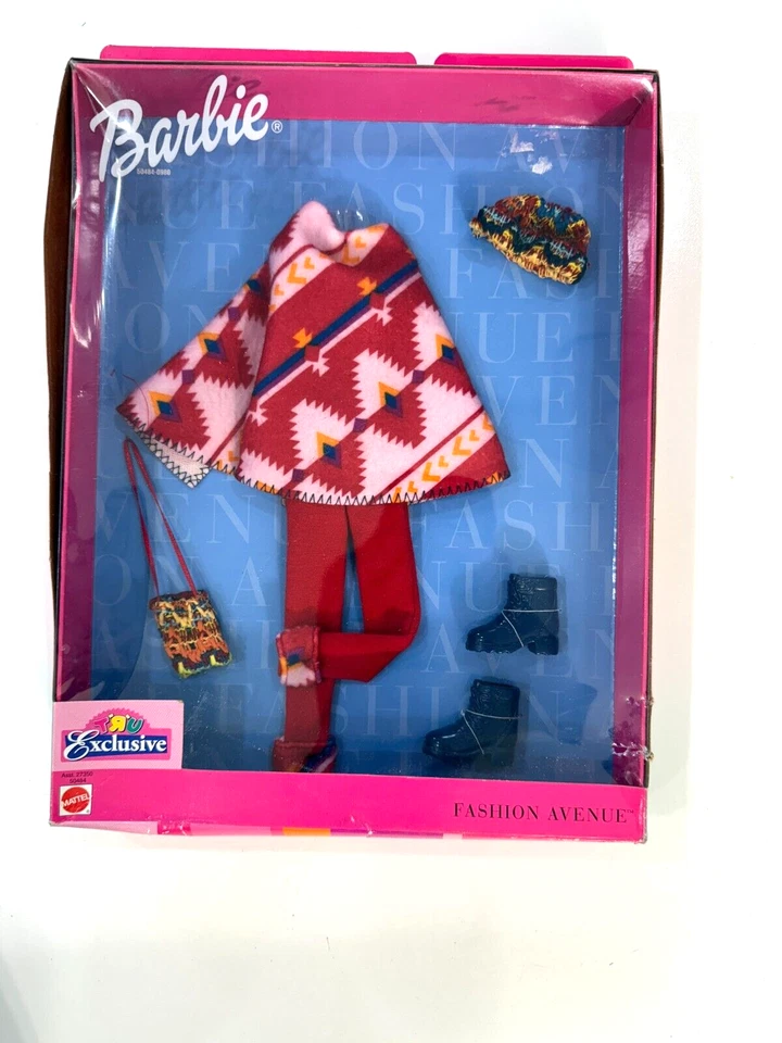 2001 Mattel Barbie Doll Fashion Avenue Coat Collection MIB NRFB Clothes # 50484