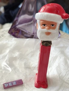 PEZ PHB Collection Weihnachtsmann Porzellan Klappdose 1999 mit kleinem Porzellan PEZ - Bild 1 von 9