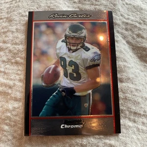 2007 Bowman Chrome Kevin Curtis BC158 Philadelphia Eagles WR - Picture 1 of 2