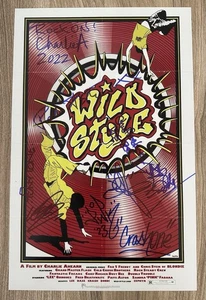 Signiertes Autogramm Wild Style 11x17 Foto Poster Lee Lady Pink Fab Five Freddy +8 - Bild 1 von 1