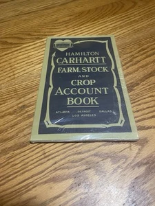 Carhartt Crop Account Book Notebook (Reproduced Cover/Back) - Picture 1 of 2