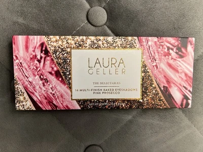 LAURA GELLER The Delectables 14 Multi-finish Baked Eyeshadows Pink Prosecco New! - Image 1 of 4