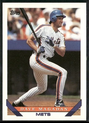 Dave Magadan 1993 Topps #578 New York Mets - Image 1 of 2