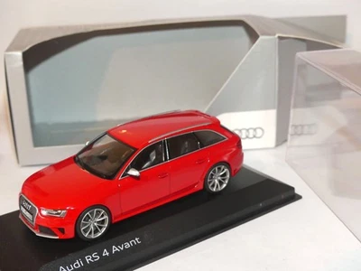 AUDI RS4 B8 AVANT 2012 Rouge MINICHAMPS 1:43 - Photo 1/2