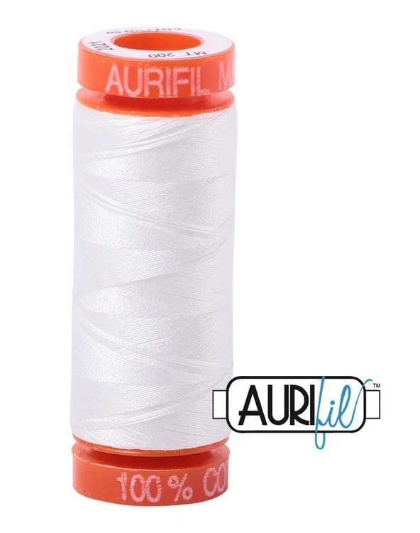 Aurifil 50wt Mako Cotton Machine Embroider Thread Various Colors & Size - Image 1 of 1