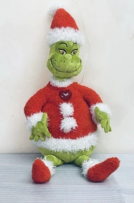 VTG 2006 Hallmark Dr. Seuss Grinch 22" Stuffed Toy Plush Christmas Decor READ - Image 1 of 4