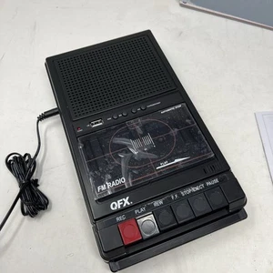 QFX RETRO-39 Portable Shoebox USB to Cassette Tape Recorder - Picture 1 of 12