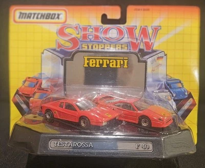 1993 Matchbox Show Stoppers Ferrari Testarossa & F-40 - Изображение 1 из 3