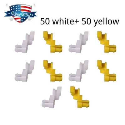 50 juegos de sujetadores de retención de clip de barra de bloqueo de puerta de plástico para Toyota Corolla 84-14 Foto 1 de 4