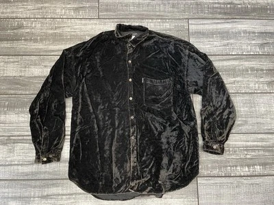 Citron Santa Monica вискоза на пуговицах черный размер XL РЕДКАЯ!!! - Изображение 1 из 4