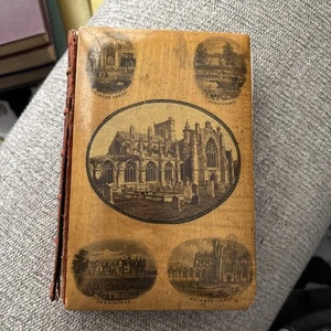 The Lay Of The Minstrel Sir Walter Scott Book Mauchlin Ware Wood Cover Edinburgh - Picture 1 of 10