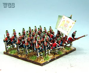 15mm Seven Years War WGS Painted Hanoverian Post Infantry Grenadier HA8 - Picture 1 of 6