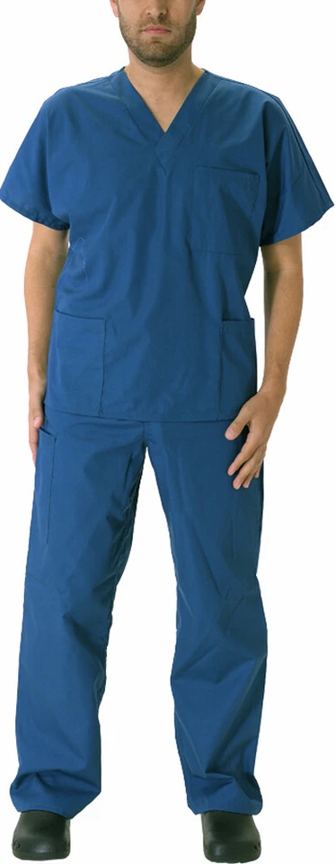 Ropa de Trabajo Natural Para Hombres Auténtico EDS Unisex Uniforme Médico Carga Conjunto Exfoliante Foto 1 de 4