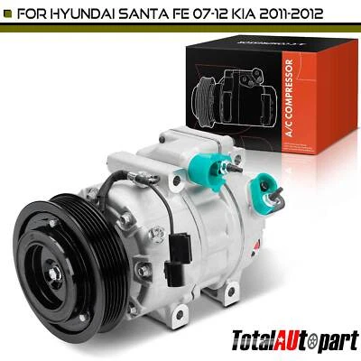 Compresor de aire acondicionado con embrague para Hyundai Santa Fe 2007-2012 Veracruz Kia Sorento Foto 1 de 4