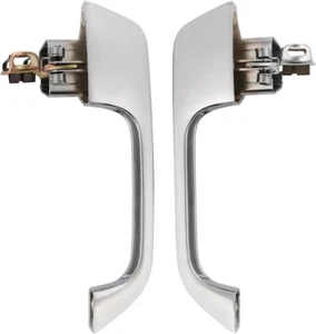 Front Driver & Passenger Side Exterior Door Handle Compatible with Chevy GMC Pic - Picture 1 of 7