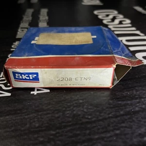 Roulement à billes auto-aligné SKF 2208 ETN9 NEUF DANS SON EMBALLAGE D'ORIGINE - Photo 1/2
