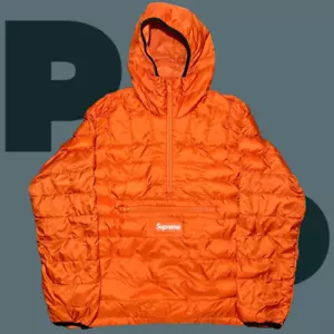Supreme Micro Down Half Zip Hooded Pullover (Small) - Picture 1 of 3