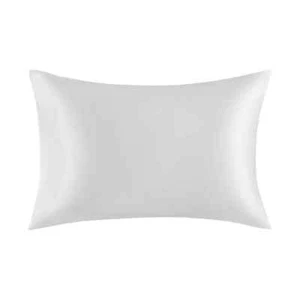 Madison Park Silk 100% Mulberry Single White Pillowcase, King - Picture 1 of 5
