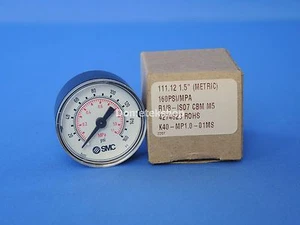SMC 111.12 1.5" gauge 0-160 psi (New) - Picture 1 of 2