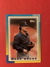 1990 Topps Mini Leaders #3 Wade Boggs - Boston Red Sox HOF Baseball Card