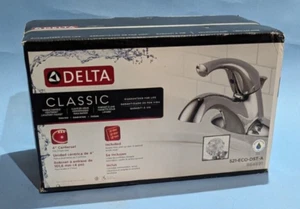 Delta Classic Bathroom Sink Faucet - Silver (521-ECO-DST-A) - Picture 1 of 4