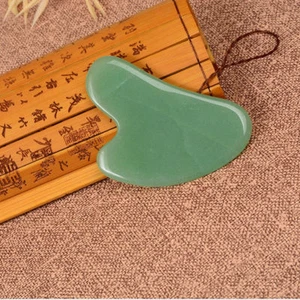 Natural Facial Body Gua Sha Tool Jade Stone Gua sha Easy To Use Massage Tool - Picture 1 of 5