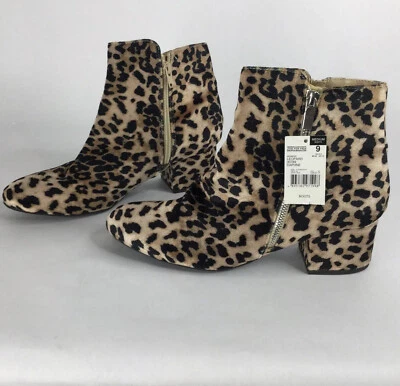 Botines Jacklyn Smith Leopardo Talla 9 Nuevos con Etiquetas Cremalleras para Mujer” Foto 1 de 4