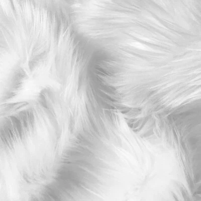 Faux Fur Fabric Piece, Many Sizes Squares! Long Pile for Crafts DIY Photo Prop - Image 1 of 4