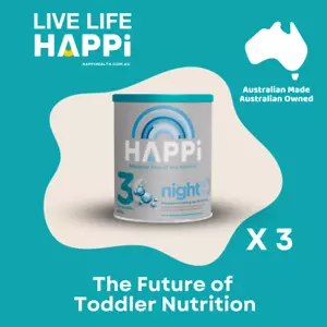 Happi Night Toddler Milk Drink Stage 3 600g x 3 - Picture 1 of 4