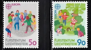 1989 Liechtenstein Europa CEPT MNH Children Games - Picture 1 of 1