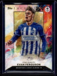 TOPPS INCEPTION 2023-2024 EVAN FERGUSON BRIGHTON CALIDAD ESTRELLA - Imagen 1 de 2