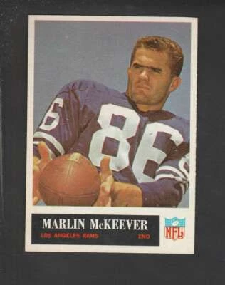 1965 Philadelphia #91 Marlin McKeever NM/NM+ LA Rams 158129 - Image 1 of 2