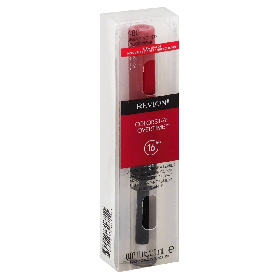 Revlon Colorstay Overtime 16hr Lipcolor 480 Unending Red Duo