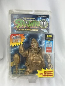 SPAWN SPECIAL LIMITED EDITION GOLD CLOWN MCFARLANE TOYS 1996 With Comic - Picture 1 of 5