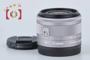 Near Mint!! Canon EF-M 15-45mm f/3.5-6.3 IS STM Silver - Picture 1 of 14