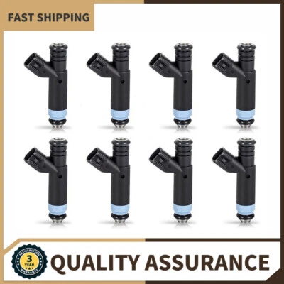 Juego de 8 inyectores de combustible para Dodge 2000 2001 2002 2003 Ram 1500 2500 3500 furgoneta 5,2 L Foto 1 de 4