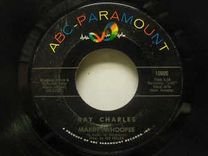 RAY CHARLES: Makin' Whoopee (PLAYS/SINGS). 45 RPM. VG - Picture 1 of 2
