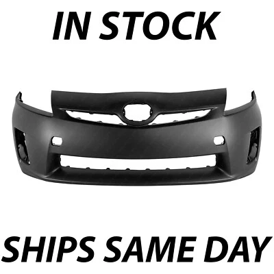NEW Primered - Front Bumper Cover Replacement for 2010 2011 Toyota Prius Base - Image 1 of 4