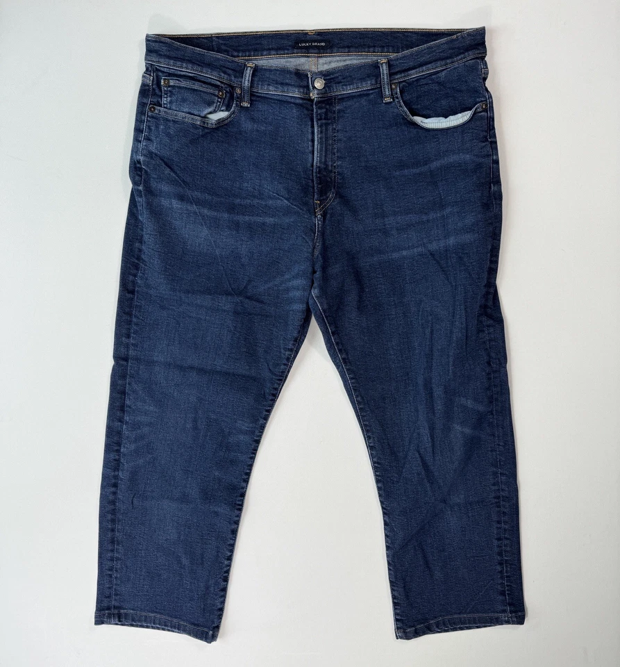 Lucky Brand 410 Jeans Mens 40x32 (40x27) Athletic Slim Blue Denim Pants Flex - Image 1 of 4
