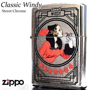 Zippo Classic Windy American lavorazione unilaterale strada cromo finitura usato - Foto 1 di 5