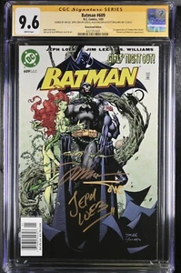 Batman #609 Newsstand CGC 9.6 4x SS Lee, Sinclair, Williams, Loeb NM 1st Hush - Picture 1 of 2